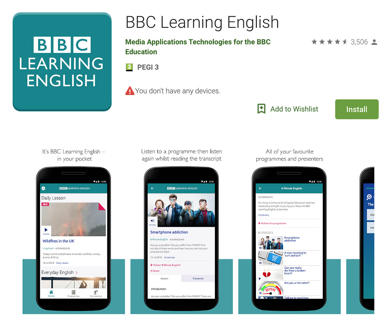 BBC learning English - lộ trình học IELTS 8.0
