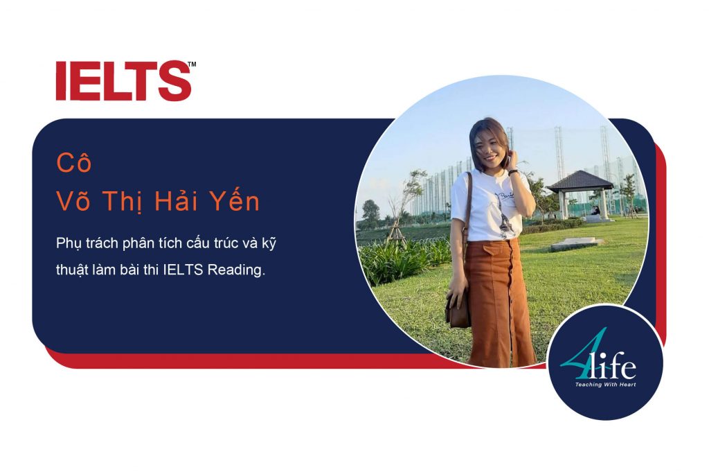 Cô Võ Thị Hải Yến - Luyện IELTS Đà Nẵng 4Life