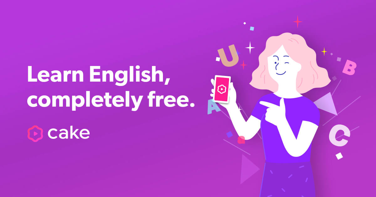 App Cake học tiếng Anh