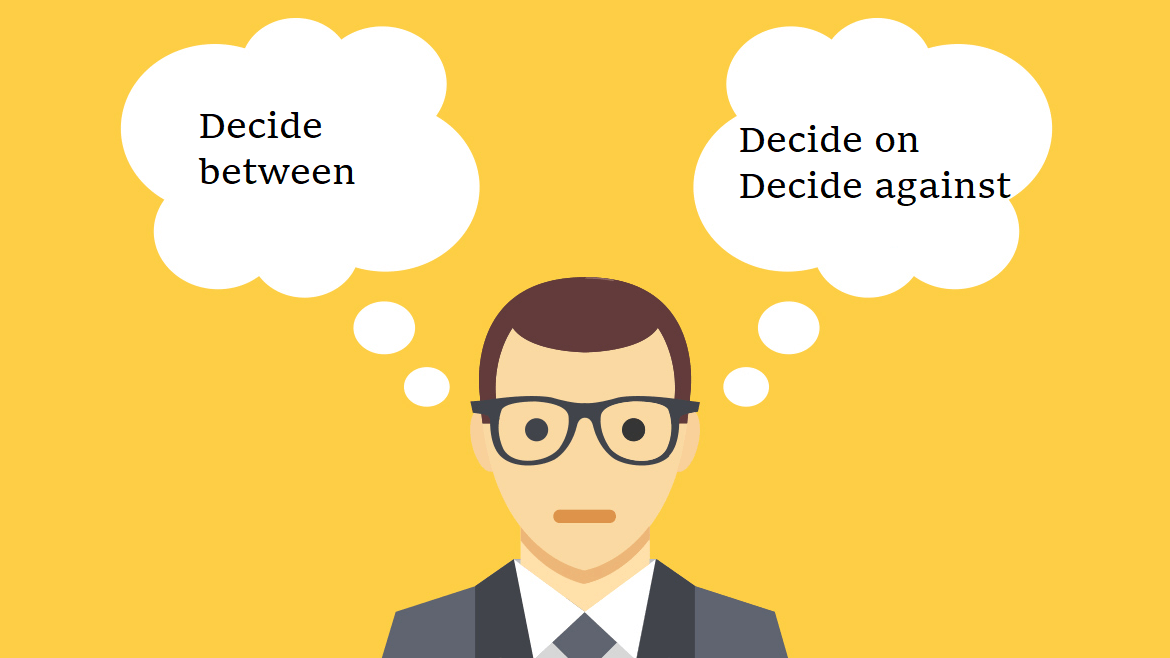 Cách dùng decide